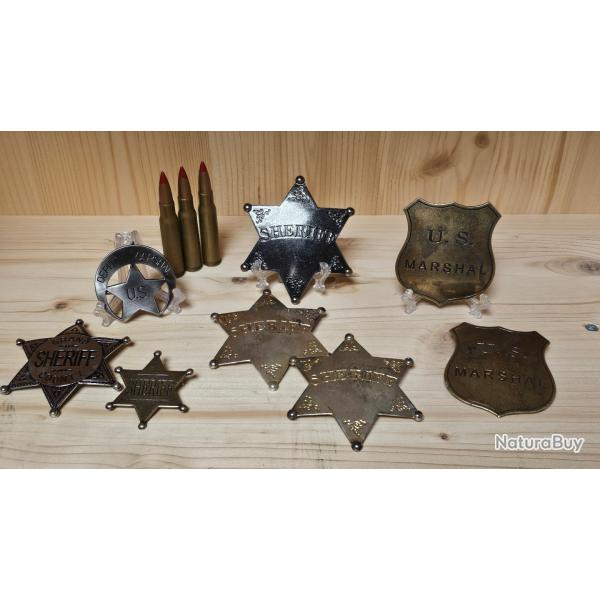 Lot Ecusson - Sheriff - Marshall