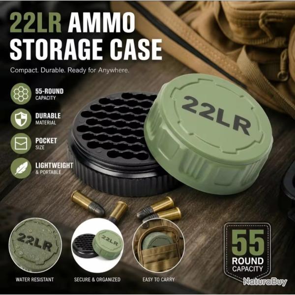 Boite de rangement 22LR vert arm�