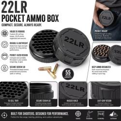Boite de rangement 22LR noir