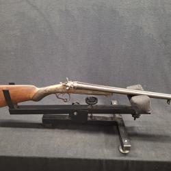 Fusil coachgun &agrave; chien ext&eacute;rieur Deschamps Montlu&ccedil;on, Cal. 16/65 - 1� sans prix de r&eacute;serve !!