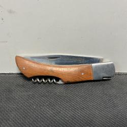 Couteau PRADEL AUVERGNE manche en bois