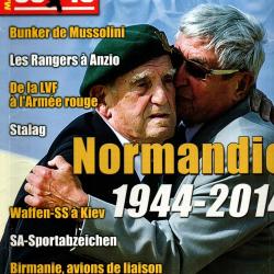 39-45 Magazine 324 normandie 1944-2014 , stalag XVIIA, rangers anzio, de la lvf &agrave; l'arm&eacute;e rouge, kie