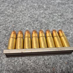 8 munitions 7,63 Mauser neutralis&eacute; pour C96 bolo avec lame