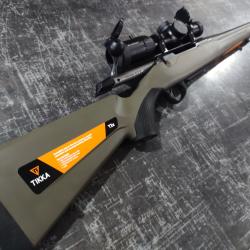 TIKKA T3X  LITE OD GREEN 30-06 + LUNETTE 1-8*24 RETICULE LUMINEUX PROMO
