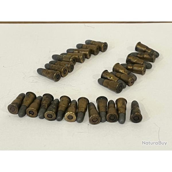 Lot de 29 munitions de collection - Calibre .297/.230 Morris