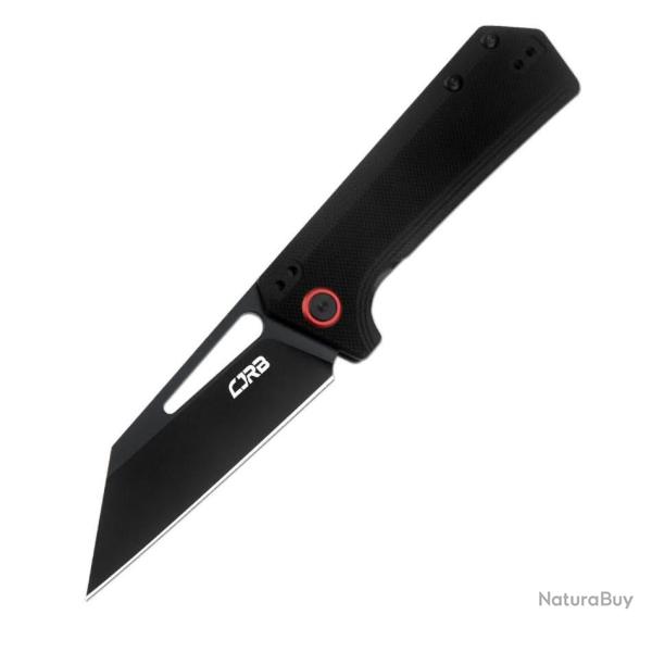 CJRB J1924-BBK Ruffian - Couteau Pliant 9,5cm Lame AR-RPM9, Manche G10 Noir