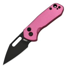 CJRB J1933-BPK Mini Pyrite - Couteau Pliant 75&nbsp;mm Lame AR-RPM9, Manche Aluminium Rose