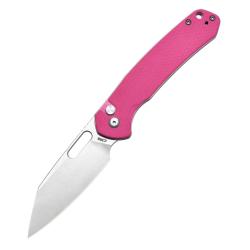 Couteau Pliant CJRB Pyrite J1925A-PNK - Lame Wharncliffe AR-RPM9, Manche G10 Rose, 18,6&nbsp;cm