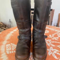 Paire de bottes Meindl cuir