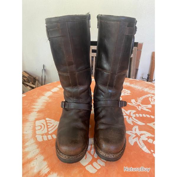 Paire de bottes Meindl cuir