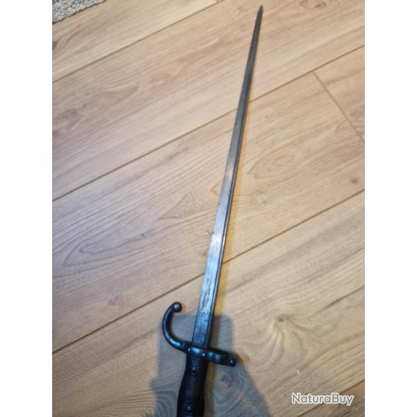Ba�onnette fusil gras (origine mais refait en partie)