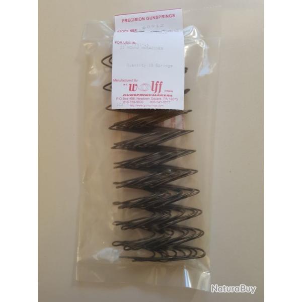 Ressorts WOLFF chargeurs 20 coups pour carabine RUGER MINI 14