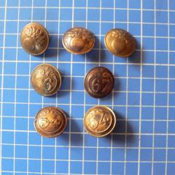boutons uniforme infanterie 19&eacute;me ou ww1