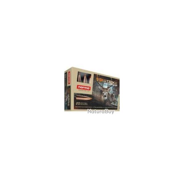 Cartouches NORMA calibre 8x57 JRS 180grs 11.7g TIPSTRIKE x20