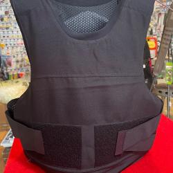 GILET PAR BALLES BSST-32 NOIR SK1, TAILLE DE : M &agrave; XXL, PORT DISCRET, FABRICATION ALLEMANDE.