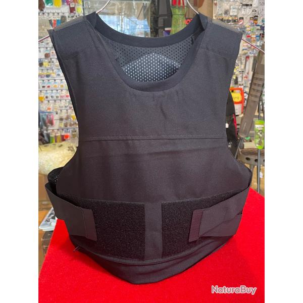 GILET PAR BALLES BSST-32 NOIR SK1, TAILLE DE : M � XXL, PORT DISCRET, FABRICATION ALLEMANDE.