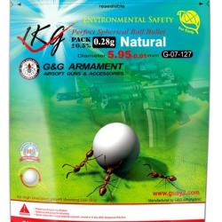 Sachet de billes bio G&G 0.28g 1kg