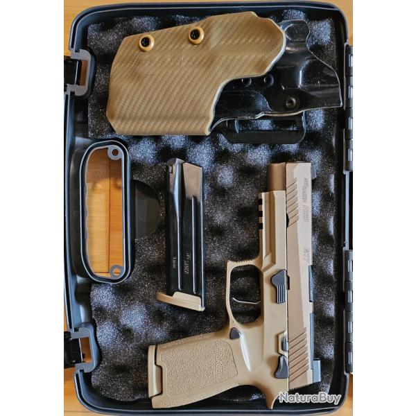 SIG SAUER P320 M17 9x19 D�TENTE CUSTUM  et Holster