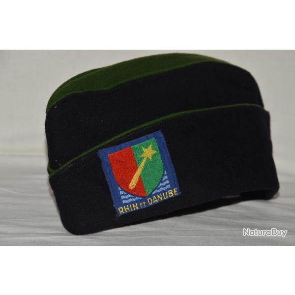 BONNET DE POLICE CALOT Mle 1944 CHASSEUR A CHEVAL 1�re ARMEE-LIBERATION