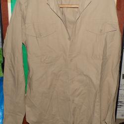 CHEMISE MILITAIRE DE L'ARMEE FRANCAISE ,Taille 36 SOIT S EN CIVIL,NEUF AVEC MANCHES LONGUES,PERIODE
