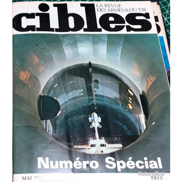 REVUE CIBLES NUMEROS 24 � 28 plus num�ro sp�cial  RELIURE CIBLES, ANNEES 1971.