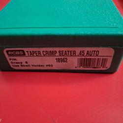 Outil Rcbs 45 acp / auto  taper crimp