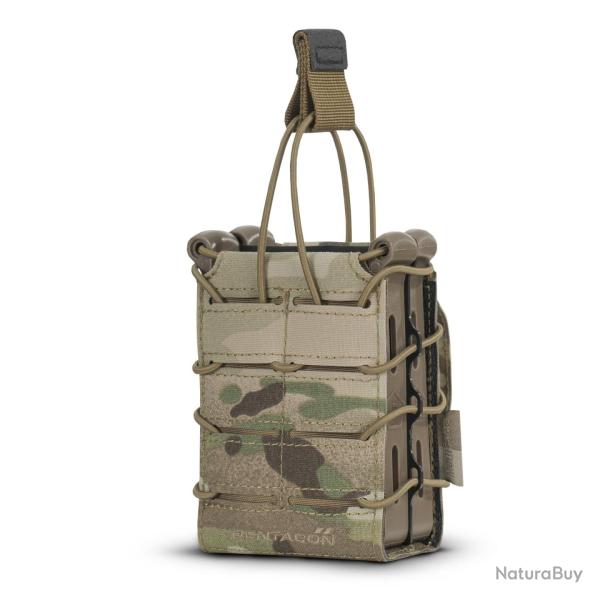 Porte-chargeur Double 5.56 / 7.62mm Pentagon - Multicam