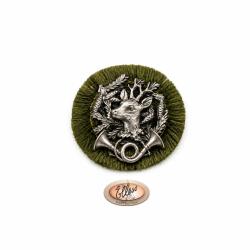 Broche - Chevreuil au ch&ecirc;ne - 11048 - Elless France