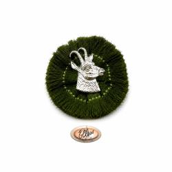 Broche - Chamoix broche verte - 11073 - Elless France