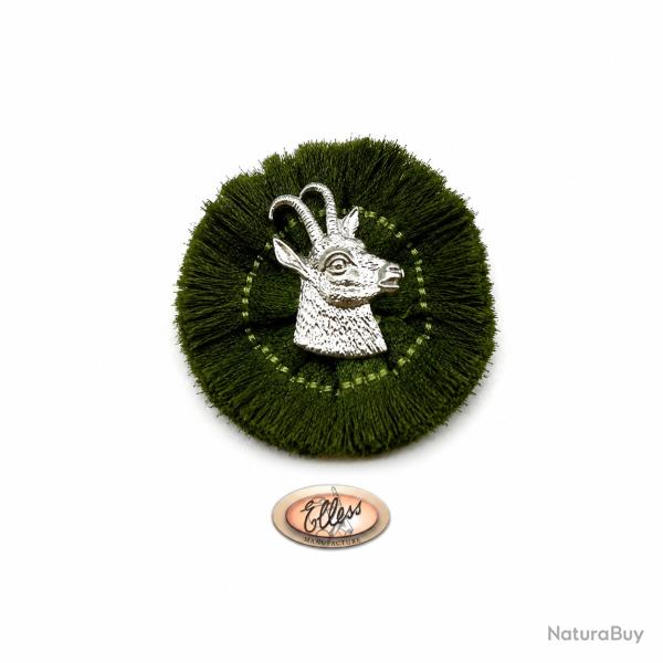 Broche - Chamoix broche verte - 11073 - Elless France