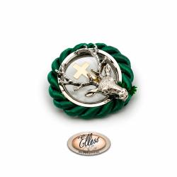 Broche - Cerf St Hubert - 11100 - Elless France