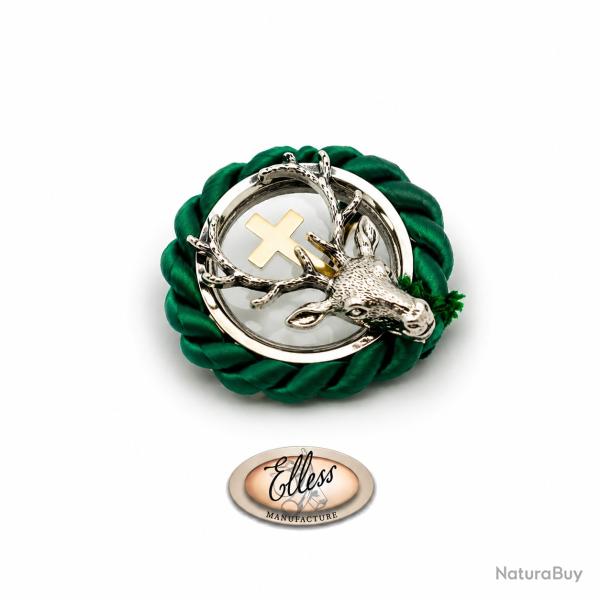 Broche - Cerf St Hubert - 11100 - Elless France