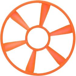 Caldwell ClayCopter Pigeons d'Argile Biod&eacute;gradables 90mm - Pack de 50 pour Tir R&eacute;aliste