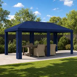 Housse de Gazebo 6 x 3 m Bleu Polyester 190 gsm