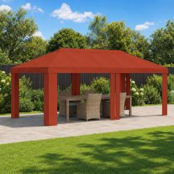 Housse de Gazebo 6 x 3 m Terre cuite Polyester 190 gsm