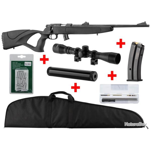 WAHOO ! Pack carabine BO Manufacture cal. 22 LR pack tir de loisir 22LR