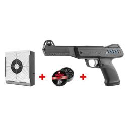 WAHOO ! Pack Pistolet GAMO P-900 IGT Gunset noir cal. 4,5 mm