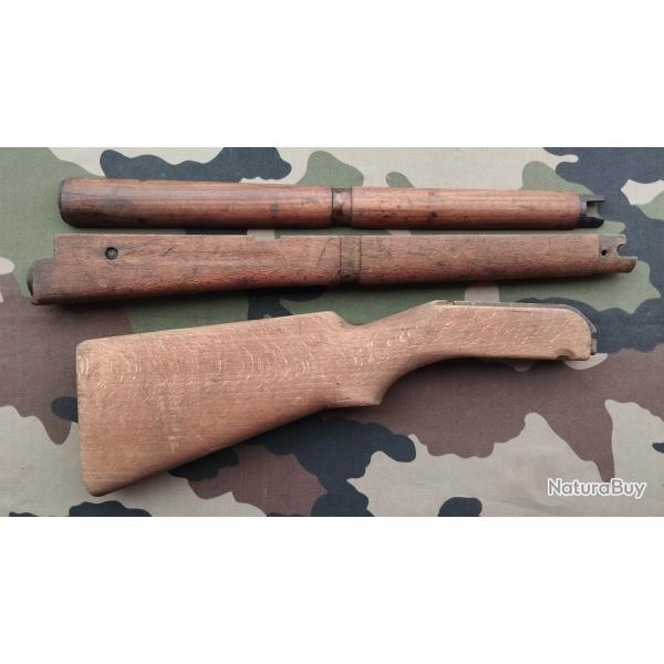 Ensemble complet bois FSA Mle 49 LG : Crosse - F�t - Garde main