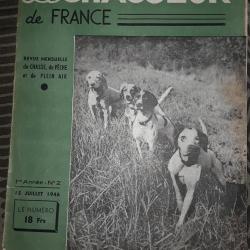2 revues de chasse ann&eacute;es 1946 et 1948
