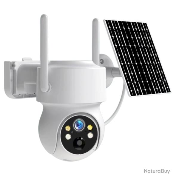Cam�ra Wifi solaire sans fil HD ....