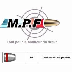 Ogives MPF 45 Colt FP 200 Gr &Oslash;452" / 500 Projectiles plombs speciale TIR WESTERN SPORTIF
