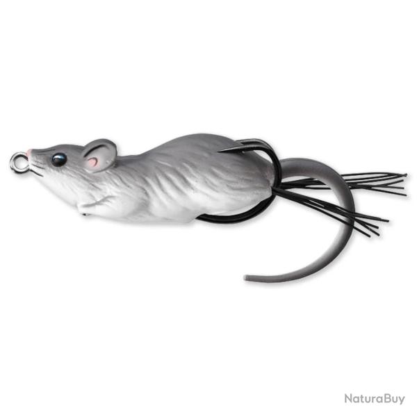 Leurre Live Target Hollow Body Mouse 9cm 28g 9cm Grey / White
