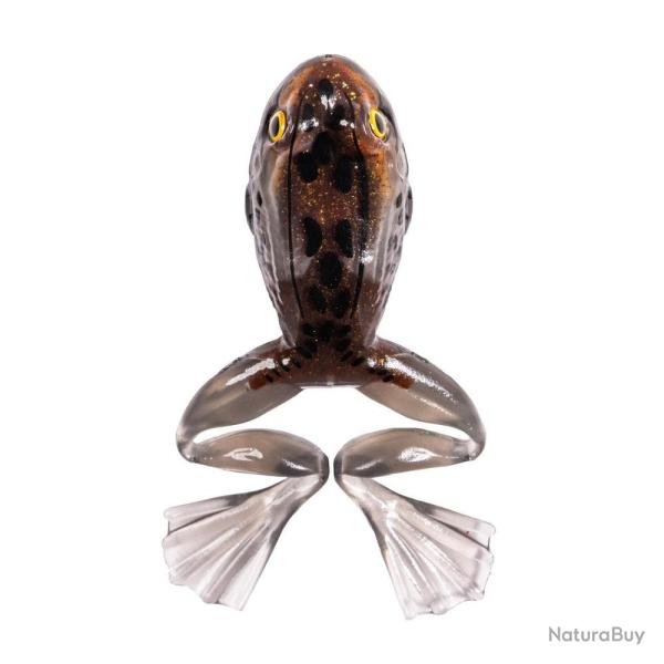 Leurre Souple Live Target Freestyle Frog 60 Par 3 Bronze White 6 cm