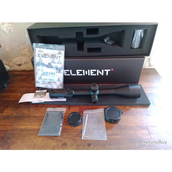 Lunette de tir longue distance.�L�MENTS OPTIQUE. HELIX .6-24 x 50.   SFP. MRAD  APR- 1C
