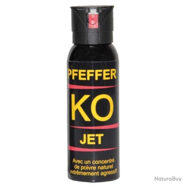 DEFENSE ! Spray de d�fense au poivre KO Jet Pfeffer 100ml x1 Spray