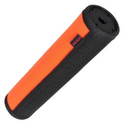 Housse n&eacute;opr&egrave;ne orange AKAH pour silencieux freyr & devik 269 titanium