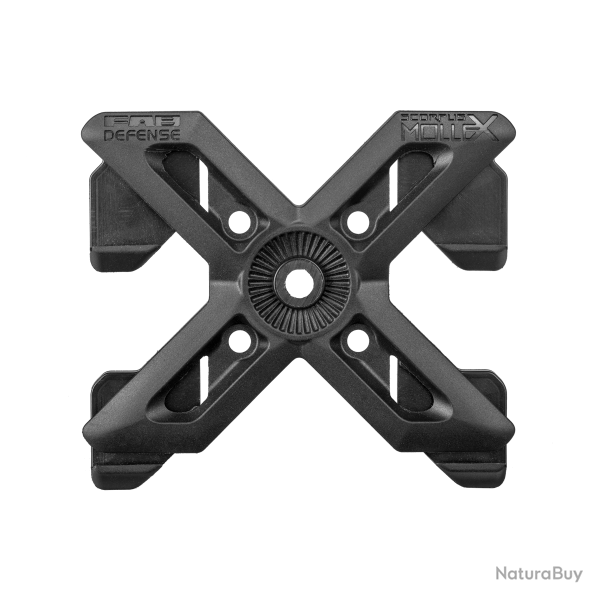 Adaptateur MOLLE FAB Defense MolleX pour holsters et porte-chargeurs Scorpus Noir