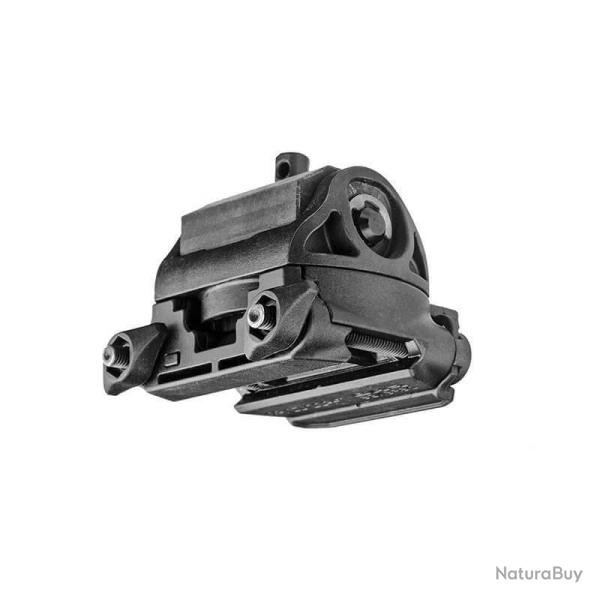 Adaptateur rotatif FAB Defense H-POD pour bipied Harris avec rail Picatinny Noir