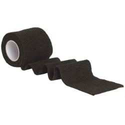 Adh&eacute;sif tactique Mil-Tec Wrap auto-agrippant 5 cm &times; 4,5 m silencieux et r&eacute;utilisable Noir