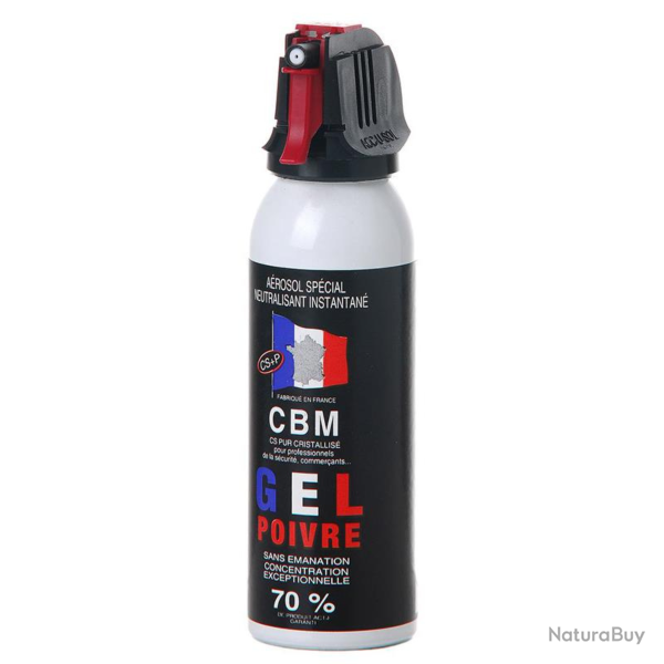 A�rosol de d�fense CBM gaz lacrymog�ne au poivre OC + Capot Accusol 50 ml Autre